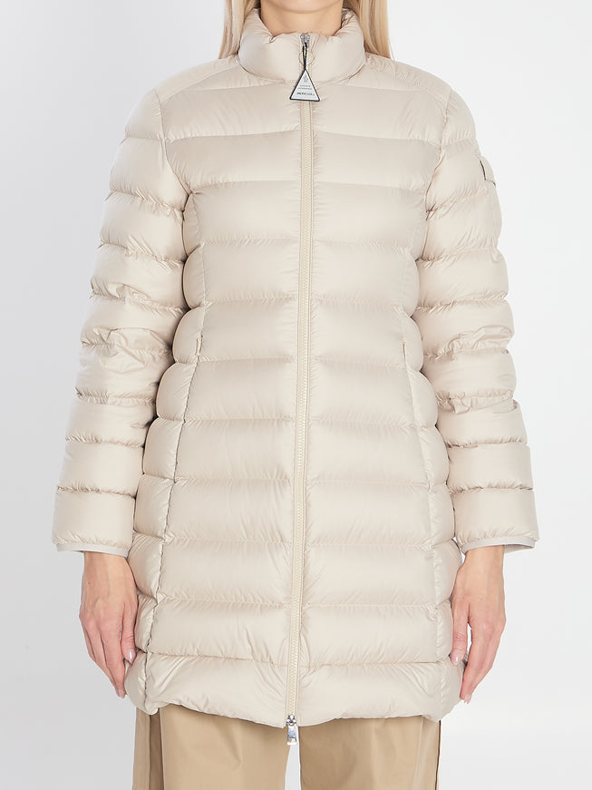 Moncler Igesse Midi Puffer Jacket Cream