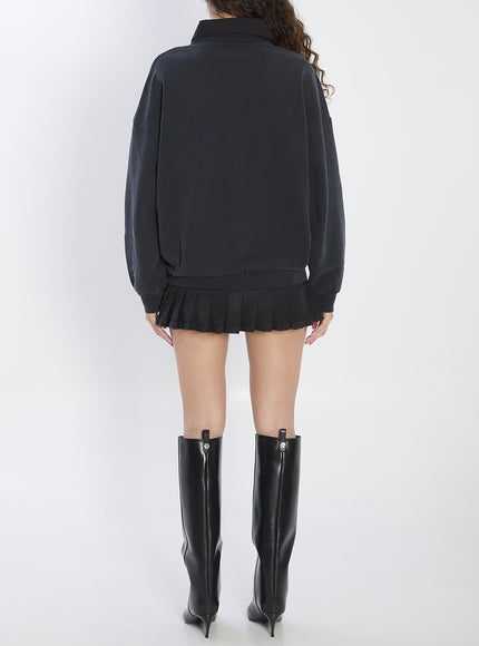 Balenciaga Mini Dress In Cotton