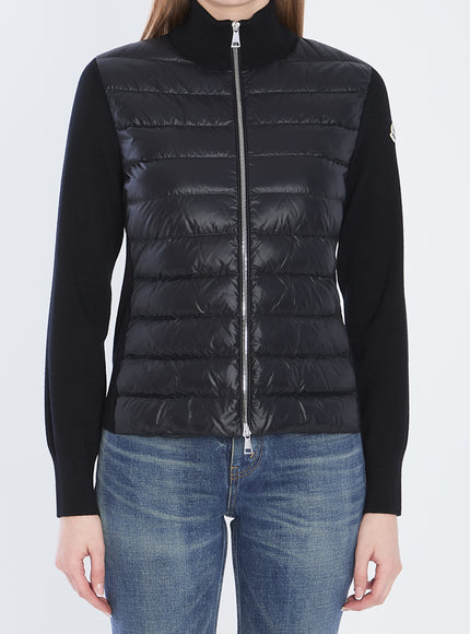 Moncler Cardigan Tricot Black
