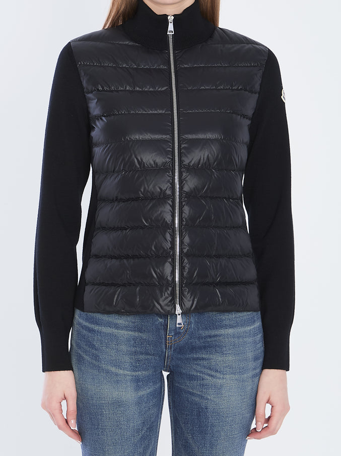 Moncler Cardigan Tricot Black