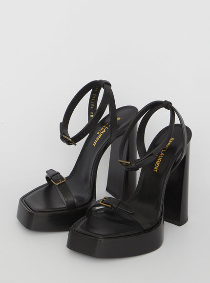 Saint Laurent Platz Platform Sandals
