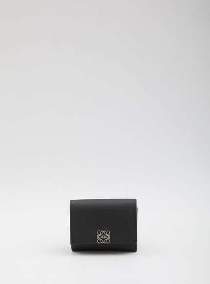 Loewe Anagram Trifold Wallet QT Black