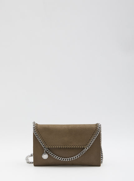 Stella Mccartney Falabella Wallet With Chain QT Green