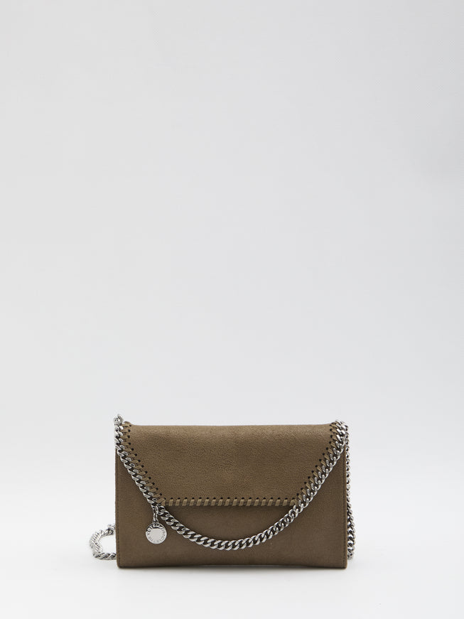 Stella Mccartney Falabella Wallet With Chain QT Green