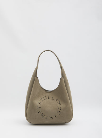 Stella Mccartney Hobo Medium Bag With Logo QT Green