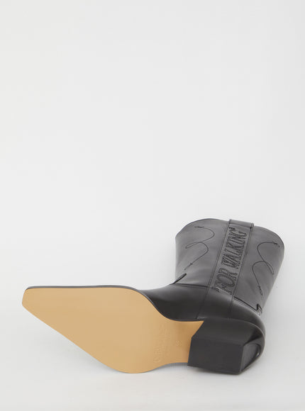 Off White "for Walking" Texan Boots