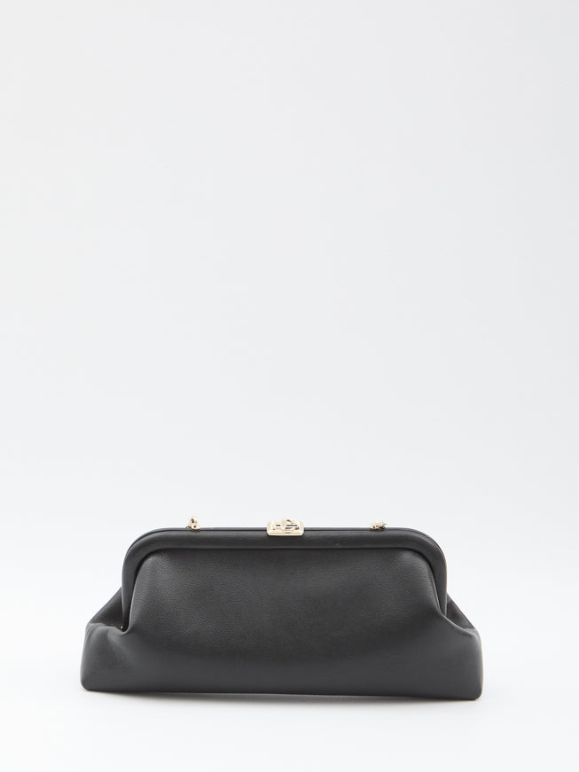 Jimmy Choo Skylar Clutch QT Black