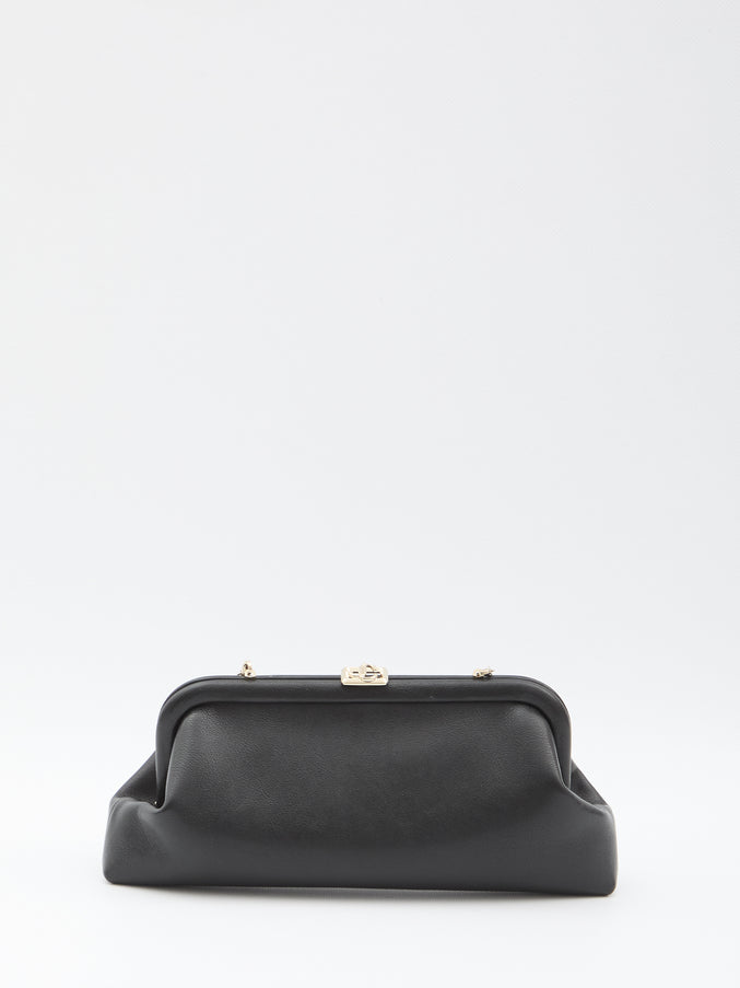 Jimmy Choo Skylar Clutch QT Black