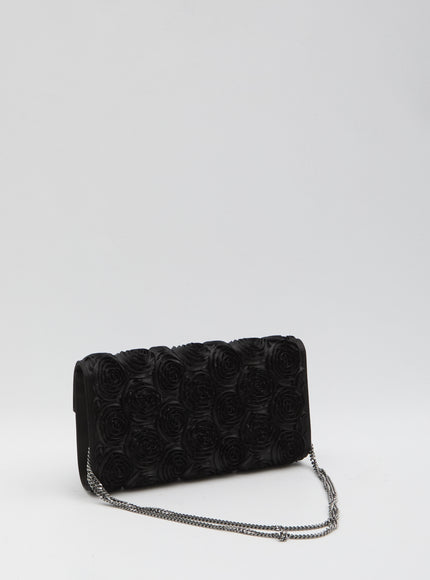 Roger Vivier Envelope Flap Flower Buckle Clutch