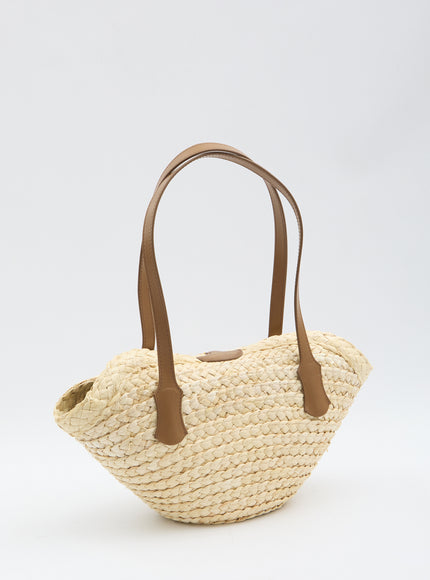 Dolce & Gabbana Capri Coffa Bag In Straw