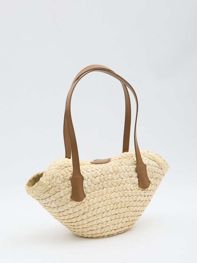 Dolce & Gabbana Capri Coffa Bag In Straw