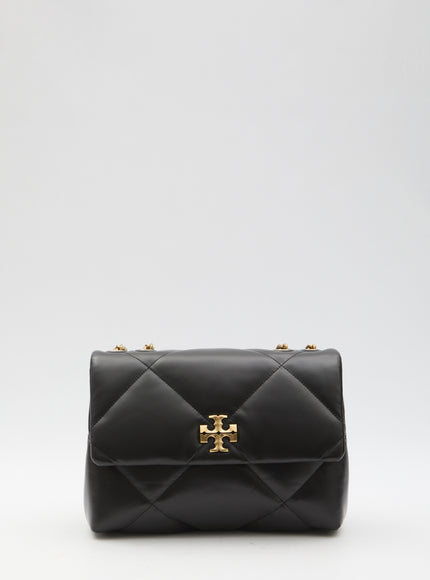 Tory Burch Kira Diamond Quilt Convertible Bag QT Black