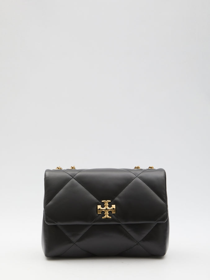 Tory Burch Kira Diamond Quilt Convertible Bag QT Black