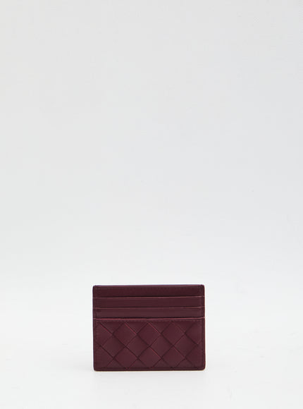 Bottega Veneta Intrecciato Card Holder QT Bordeaux