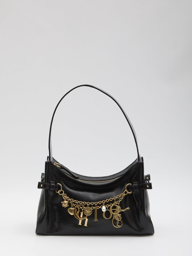 Chloe Hobo Charms Bag QT Black