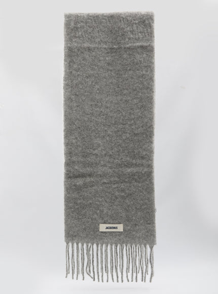 Jacquemus Carro Scarf QT Grey