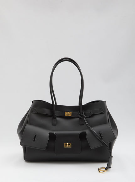 Balenciaga Medium Bel Air Carry-all Bag QT Black