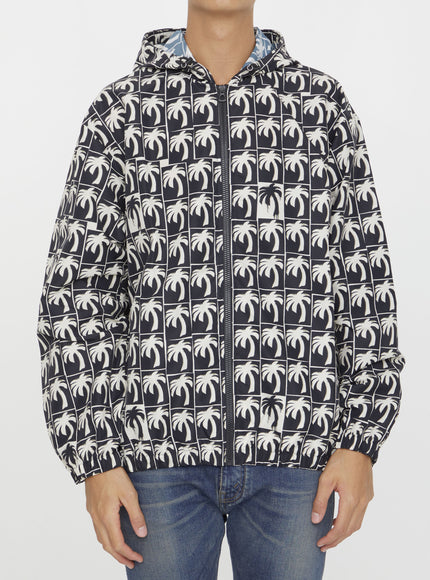 Palm Angels Dripping Palm Jacket Black