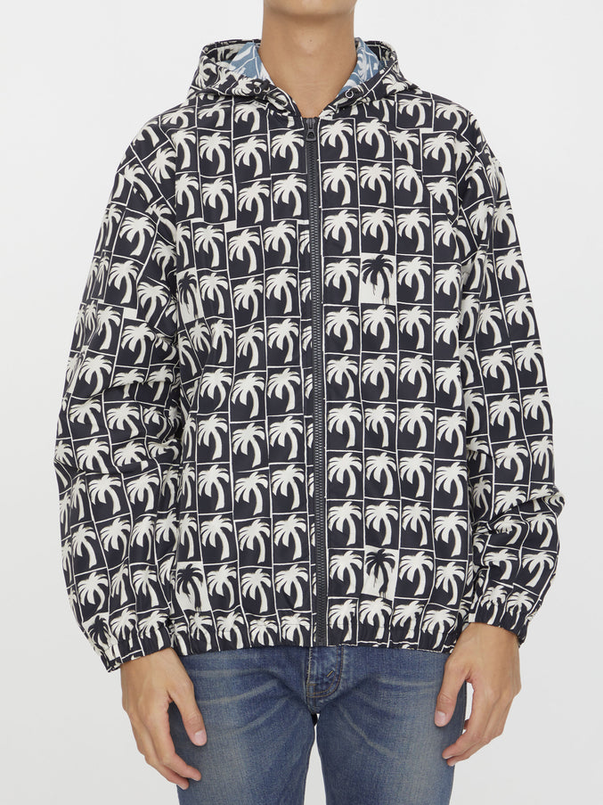 Palm Angels Dripping Palm Jacket Black