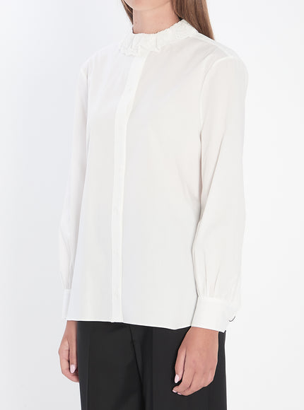 Saint Laurent Shirt In Cotton Poplin