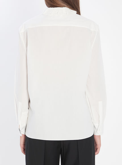 Saint Laurent Shirt In Cotton Poplin