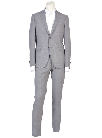 Tonello Two-piece Suit In Virgin Wool Black
