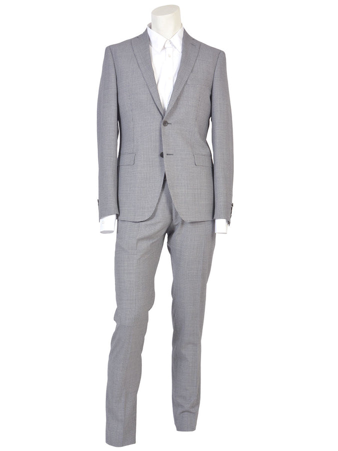 Tonello Two-piece Suit In Virgin Wool Black
