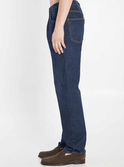 Dolce & Gabbana Denim Pants With Plaque