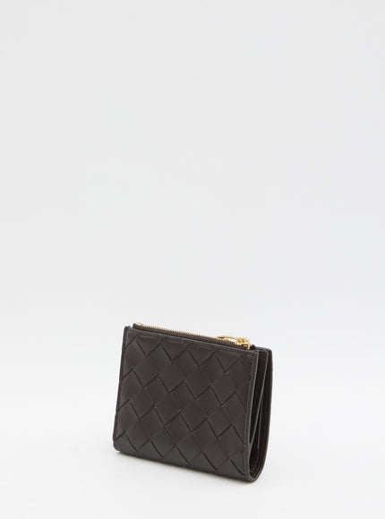 Bottega Veneta Intrecciato Bi-fold Small Brown