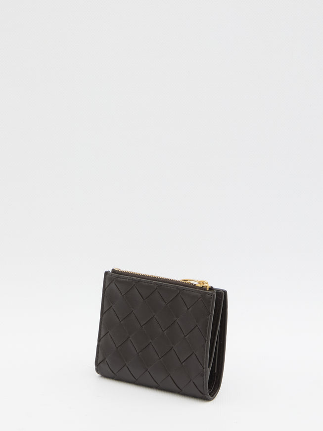 Bottega Veneta Intrecciato Bi-fold Small Brown