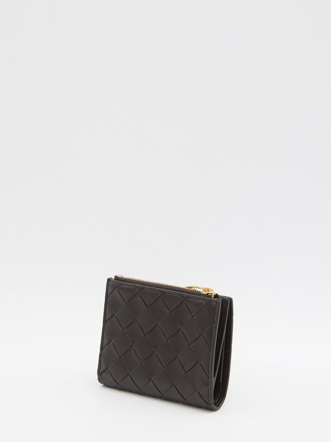 Bottega Veneta Intrecciato Bi-fold Small Brown
