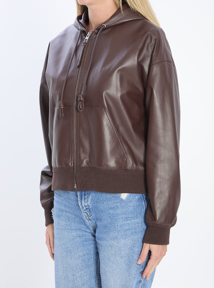 Loewe Flamenco Bomber Jacket Nappa Leather