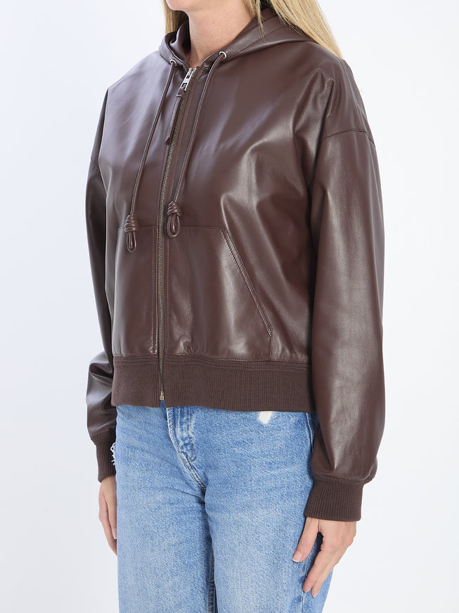 Loewe Flamenco Bomber Jacket Nappa Leather