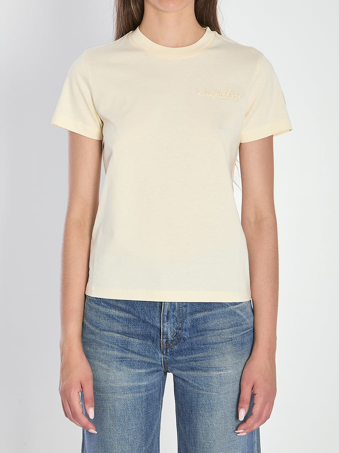 Moncler Beaded Logo T-shirt White