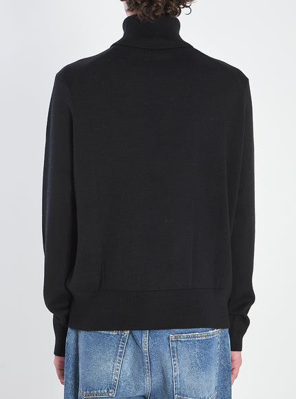 Ami Paris Ami De Coeur Turtleneck Sweater