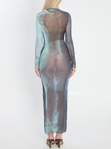Jean Paul Gaultier Water Long Dress