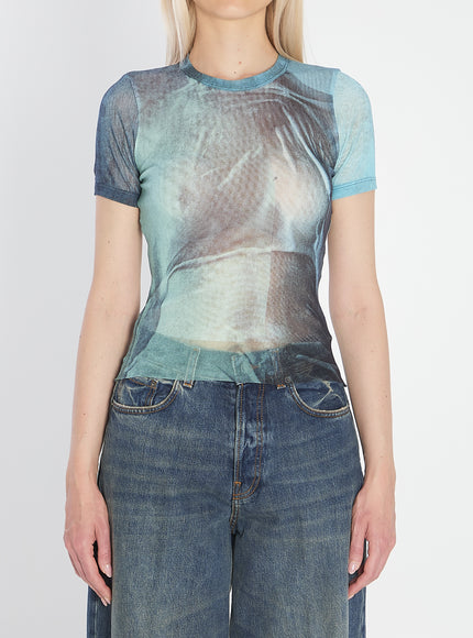 Jean Paul Gaultier Water Baby Tee Blue