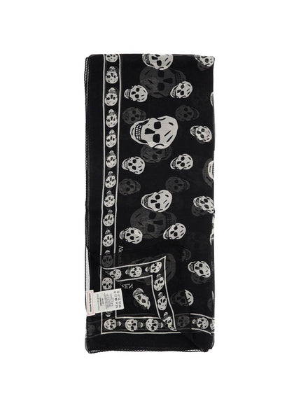 Alexander Mcqueen silk skull scarf