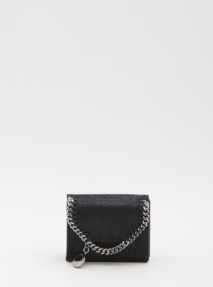 Stella Mccartney Falabella Trifold Wallet QT Black