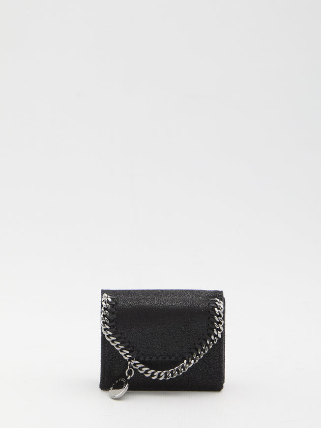 Stella Mccartney Falabella Trifold Wallet QT Black