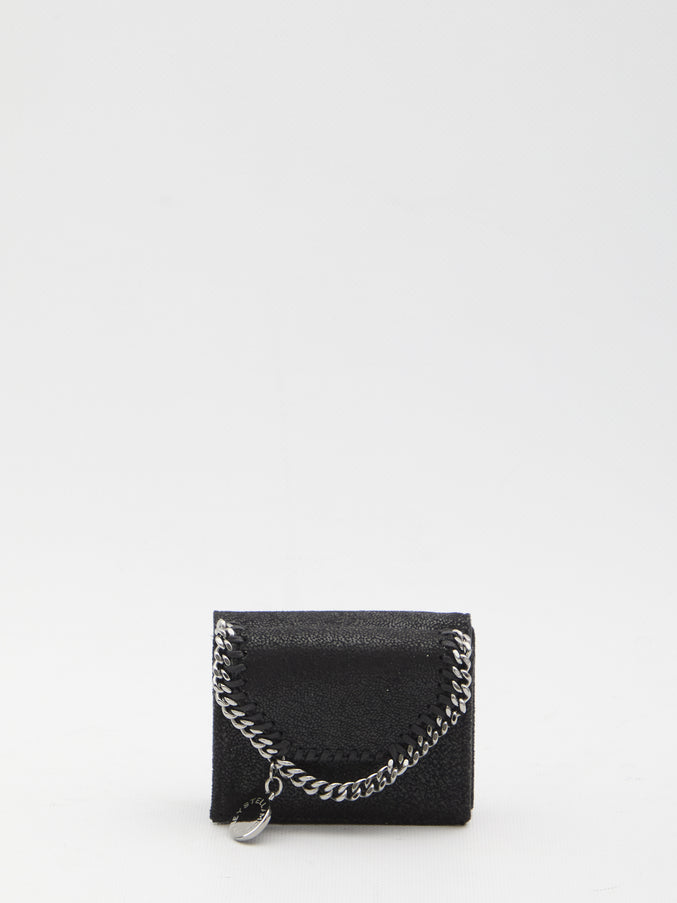 Stella Mccartney Falabella Trifold Wallet QT Black