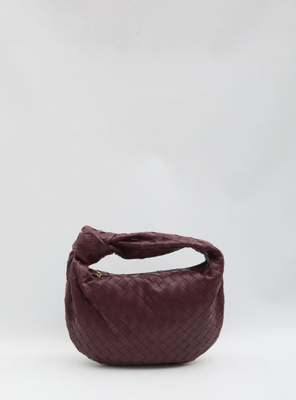 Bottega Veneta Teen Jodie Bag In Burgundy QT Bordeaux