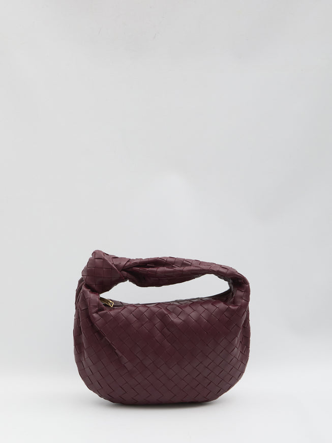 Bottega Veneta Teen Jodie Bag In Burgundy QT Bordeaux