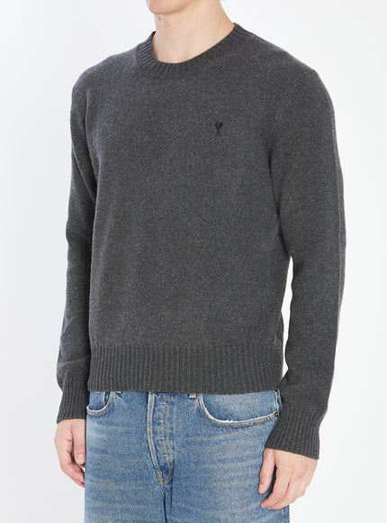 Ami Paris Ami De Coeur Crewneck Sweater