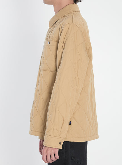 Burberry Jacket In Quilted Gabardine
