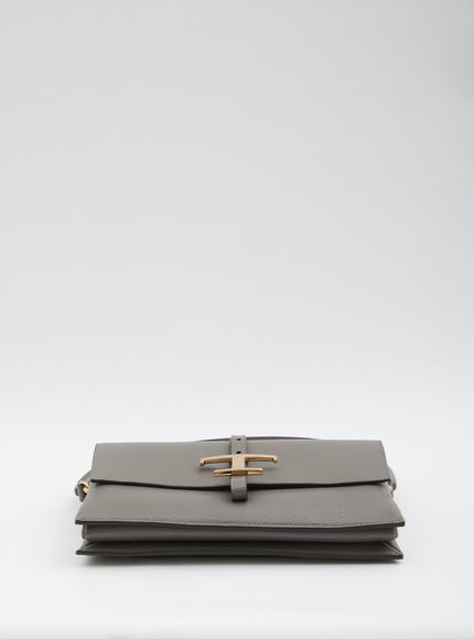 Tod's T Timeless Flap Bag In Leather