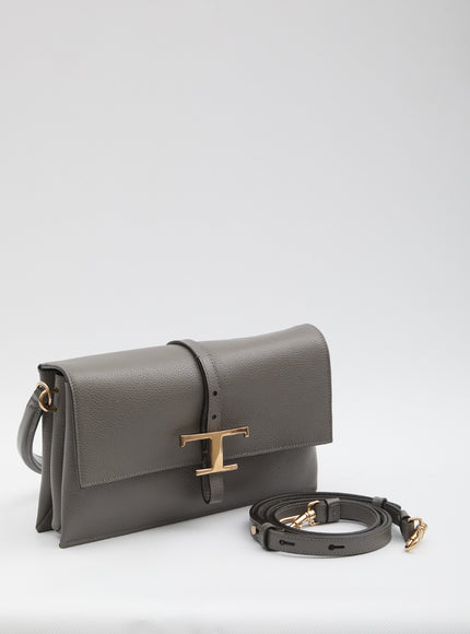 Tod's T Timeless Flap Bag In Leather