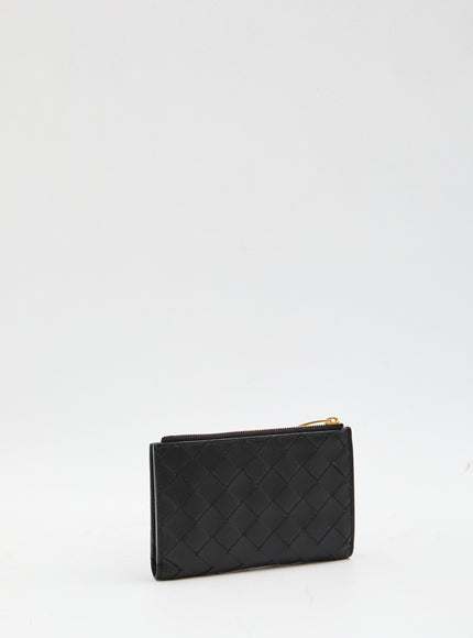 Bottega Veneta Intrecciato Bi-folod Medium Wallet