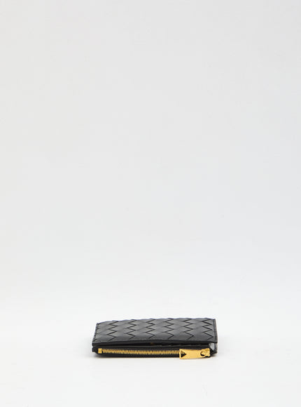 Bottega Veneta Intrecciato Bi-folod Medium Wallet