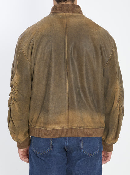 Golden Goose Bomber Leather Jacket